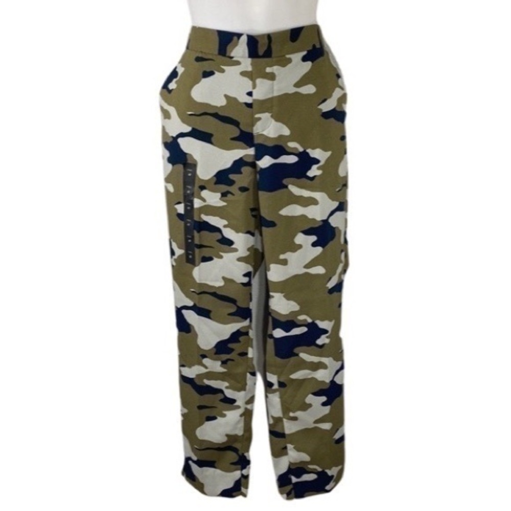 NWT Banana Republic Hayden Camouflage Print Ankle Petite Pants 4P 4 P